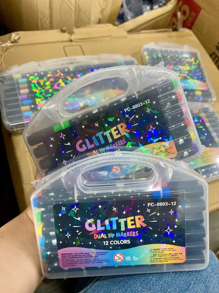 hộp 12 bút nhũ arcylic