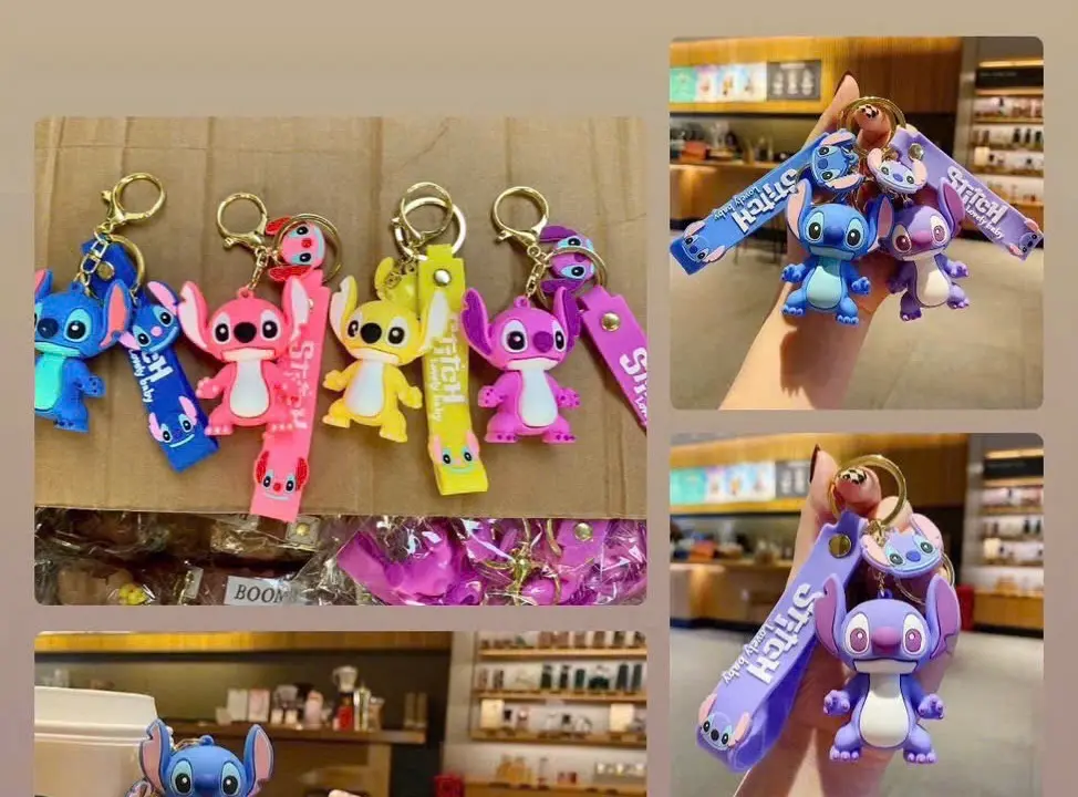 MÓC KHOÁ STITCH SILICON