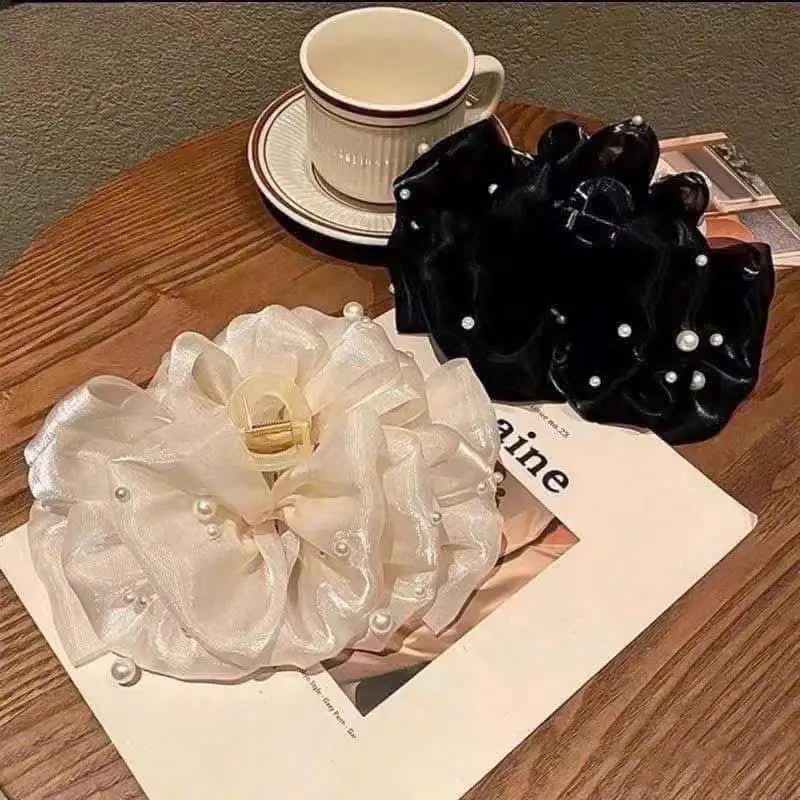 KẸP TÓC VOAN NGỌC TO