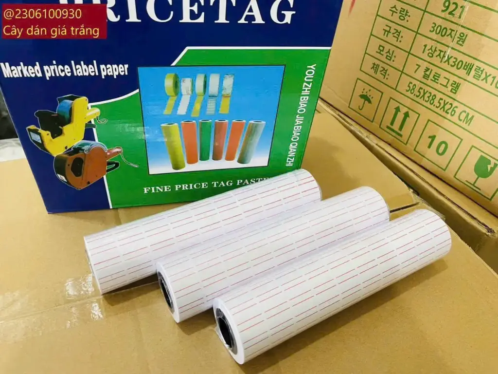 CUỘN GIẤY DÁN GIÁ