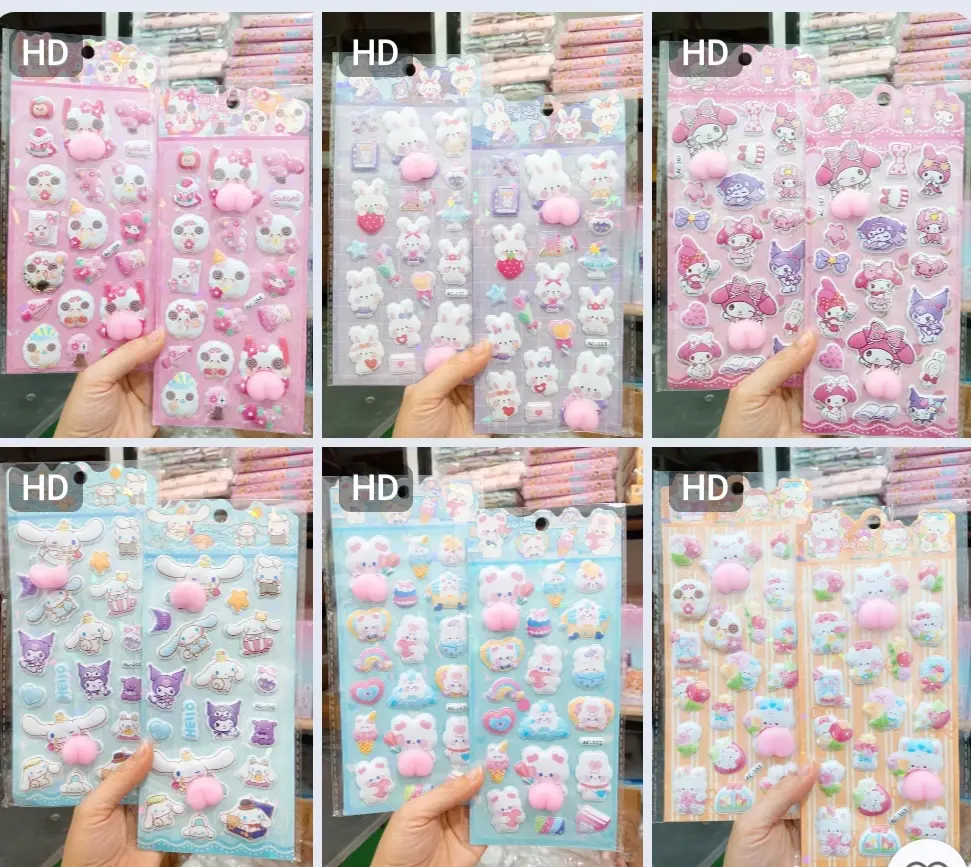 STICKER NỔI MOCHI/5D