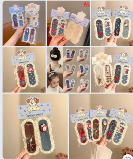 [P0173] SET 2 MIẾNG DÁN TÓC REN