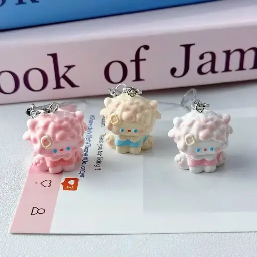 [P0188] Móc khoá hình cừu dễ thương