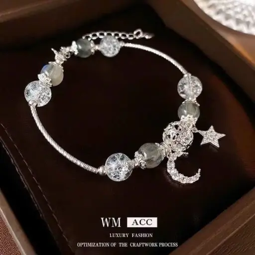 [P0328] LẮC TAY MẠ BẠC