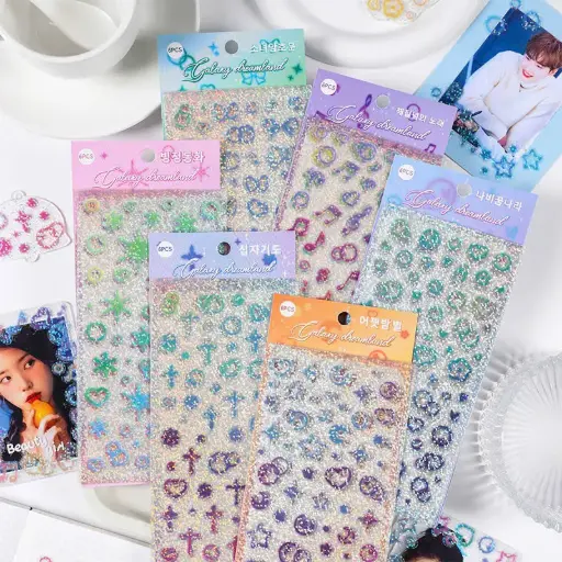 [P0553] SET 6/8 STICKER DẠ QUANG